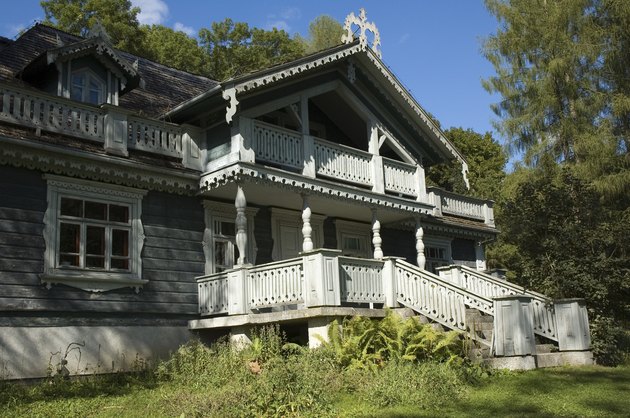 Old wooden houses are especially susceptable to thermal expansion and contracton.