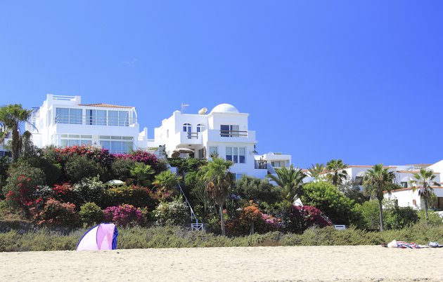 Luxury beachfront holiday villas.
