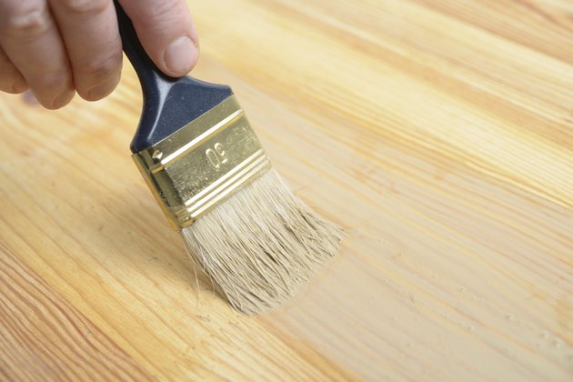 Painting the wood
