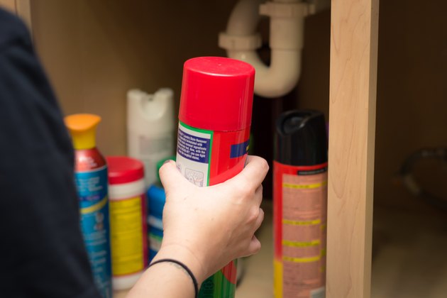 damp smell under kitchen sink