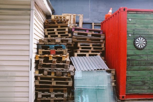 how to use pallets for a shed foundation hunker