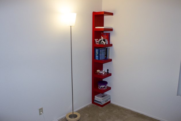 ikea book shelf single shelf desk