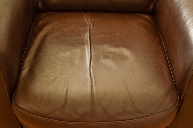 creases on leather sofa