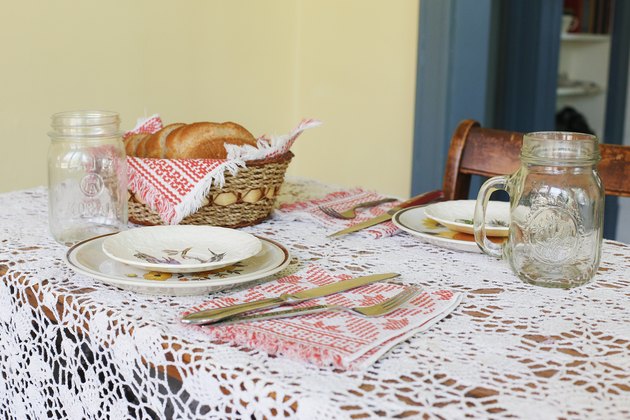 perfect setting table linens kitchen towels