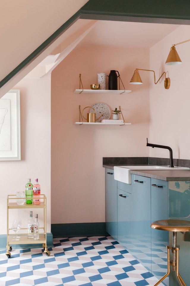 Studio DIY's Pink Kitchen Transformation Seriously Wows