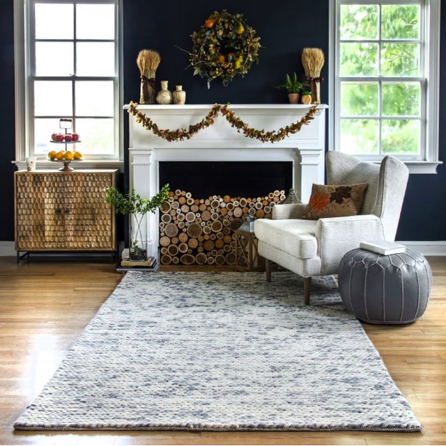 Neutral farmhouse rug in entryway - 17 Durable Farmhouse Rugs  Farm house  living room, Farmhouse dining room rug, Farmhouse rugs