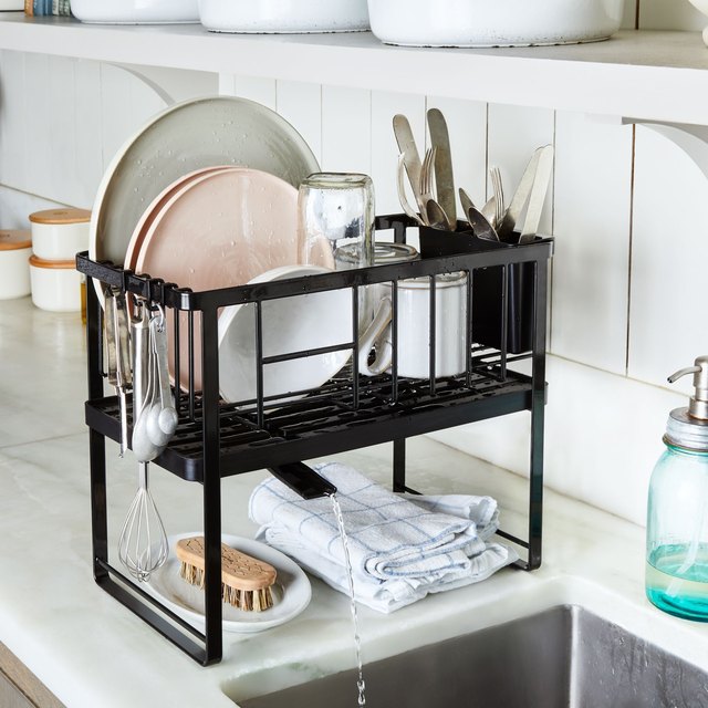 Over-The-Sink Dish Racks Are A Genius Small Kitchen Hack