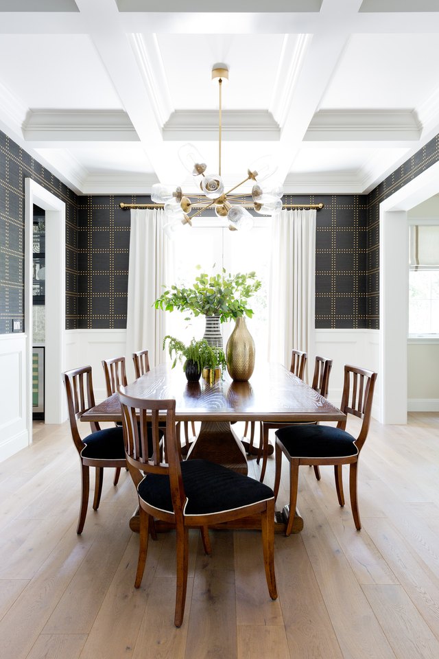 dining room lighting ideas Coffered jantar hgtv decortrendy - Dining