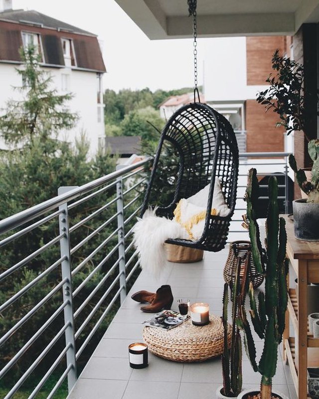 11 Boho Balcony Ideas That Are Staycation Goals, Hunker
