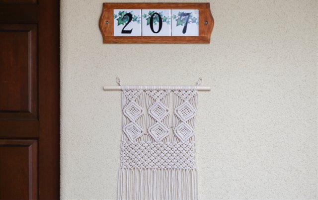 macrame wall hanging