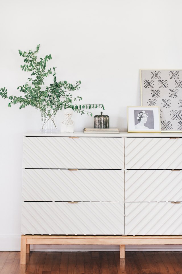 IKEA carved wood dresser hack