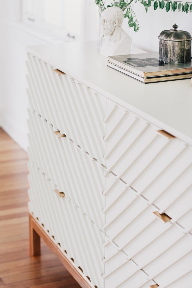 IKEA carved wood dresser hack