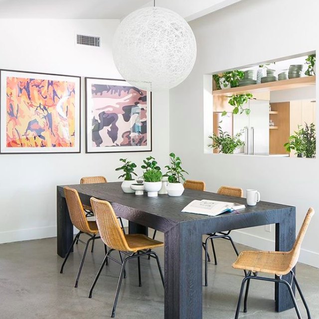 Organic Materials Create an Unforgettable Modern Dining Room | Hunker