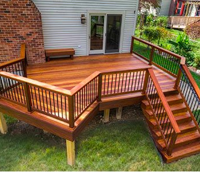 Code Requirements For Decks Hunker, How To Build A 12×16 Ground Level Deck