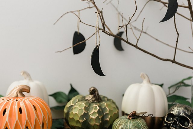 Halloween Moon-Shaped Ornaments That Are Cute and Easy to Make | Hunker