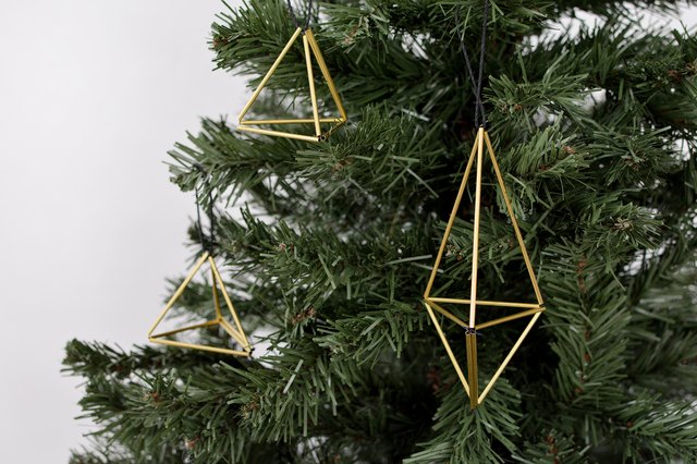 Diy Scandinavian Geometric Tree Ornaments 