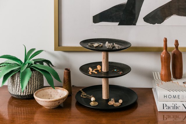 Turn Amazon Plates Into Three-Tier Jewelry or Treat Stands | Hunker