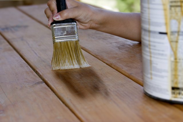 Painting a table