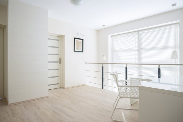 Bright corridor on mezzanine floor