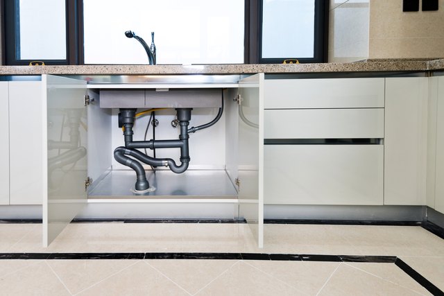 installing outlet under kitchen sink