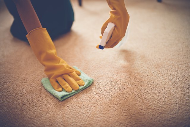 How to Clean Spray Paint Out of Carpet