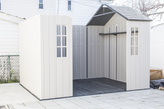 How to Assemble a Rubbermaid Storage Shed Hunker