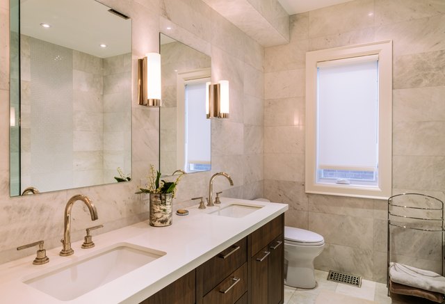 Typical Height of Bathroom Vanity Lights | Hunker