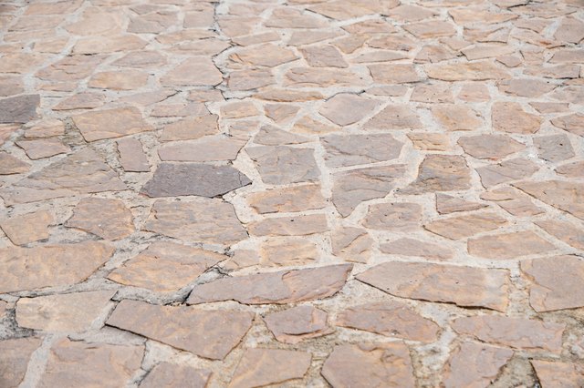 how-to-clean-flagstone-with-vinegar-hunker