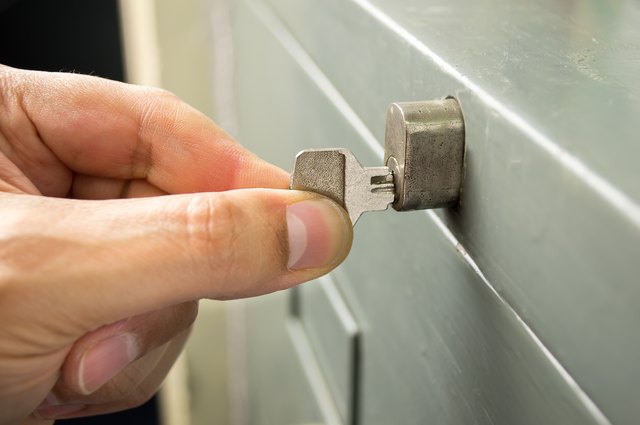 How to Replace a Filing Cabinet Lock
