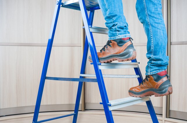 How to Use a Step Ladder on Stairs | Hunker