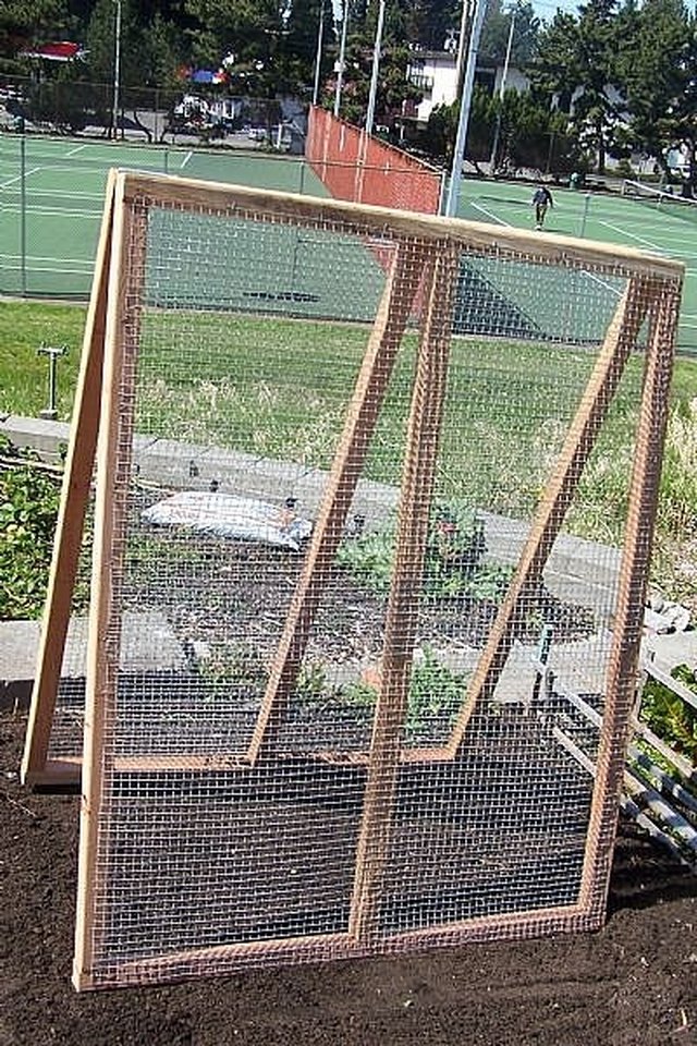 How to Build an A-Frame Trellis Hunker