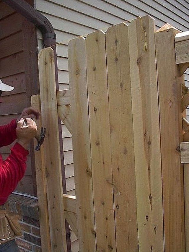 how to build a wooden gate professionally hunker