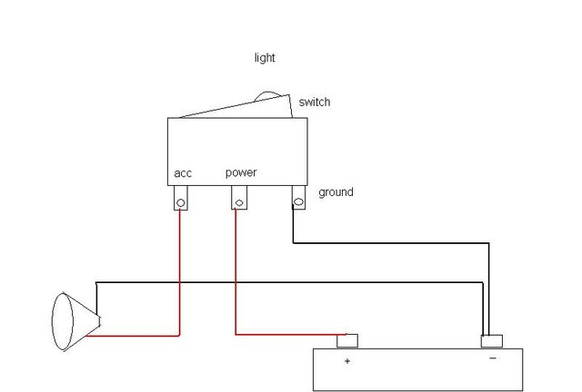 Illuminated 12V Lighted Toggle Switch Wiring Diagram