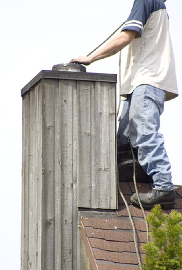 Through The Attic Kit for 6 Inner Diameter Chimney Pipe with Flat Top  Chimney Cap