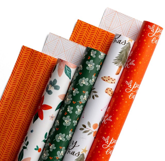  MAYPLUSS Christmas Reversible Wrapping Paper Jumbo