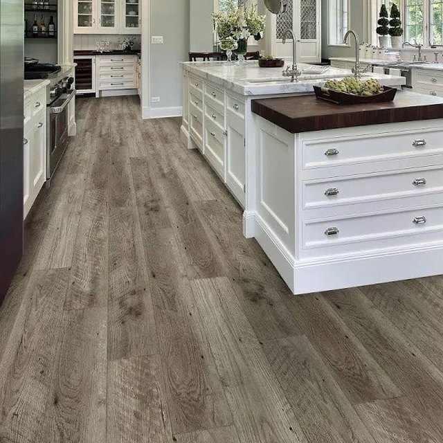 SPC LVT Click Flooring - Vinyl Tile - Rigid Core Stone Polymer Composite Waterproof  Click Tonge & Groove