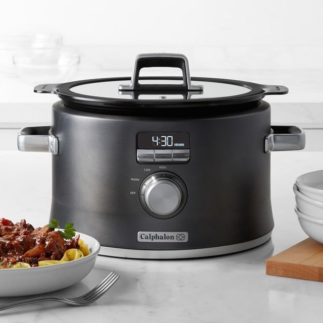 All-Clad Gourmet Slow Cooker with All-in-One Browning, 7-Qt.