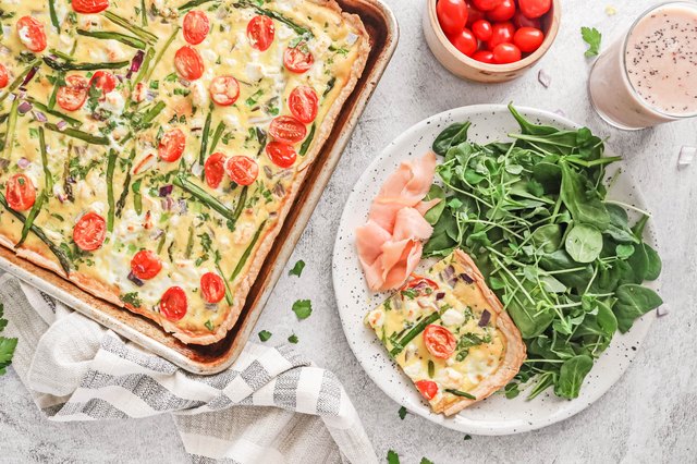 This Vegetable Sheet Pan Quiche Recipe Is an Easy Spring Meal | Hunker