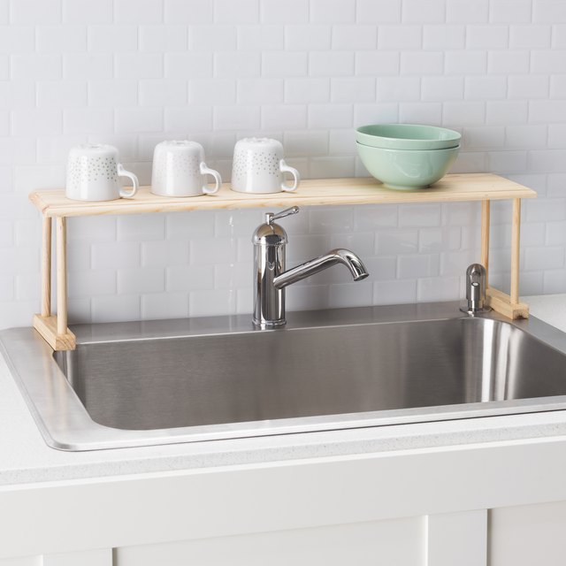 Over The Sink Rack Coffee Kitchen Decor Shelf Space Saver Fit Tall Faucet, Home & Garden, Kitche…