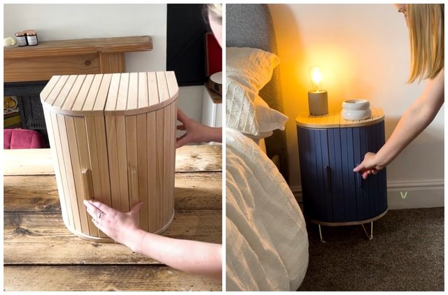 How IKEA Bread Boxes Were Turned Into a Gorgeous Nightstand