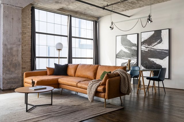 The Best Faux Leather Couches to Buy Online In 2023 | Hunker