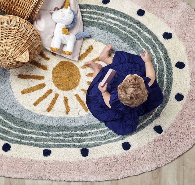 Nestig's New Washable Nursery Rug Collection Is Peak Carpet Cuteness