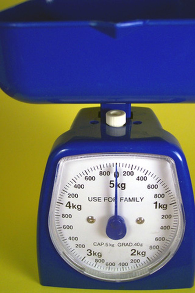 How To Read A Scale By Weighing Grams Hunker