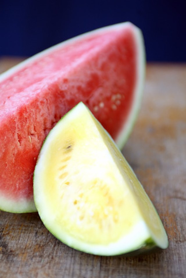 how-is-yellow-flesh-watermelon-made-hunker