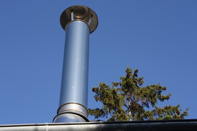 How to Install a Chimney For a Wood Stove on A Metal Roof ...