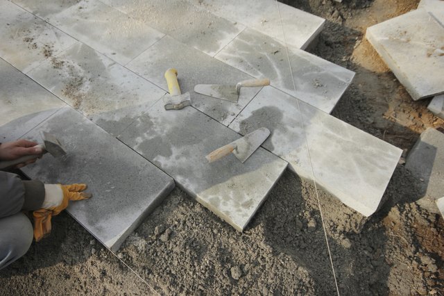 Laying Paving Slabs