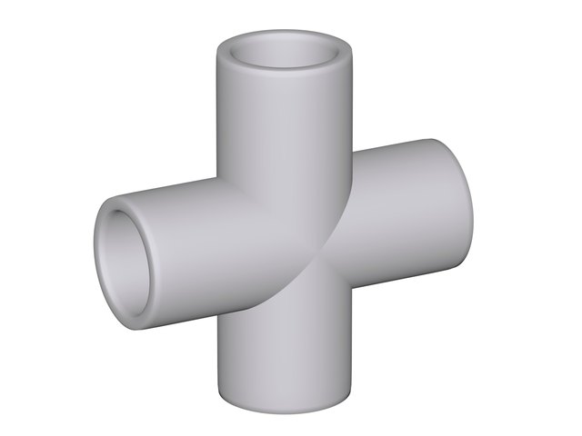 Fitting - PVC connection doubletree