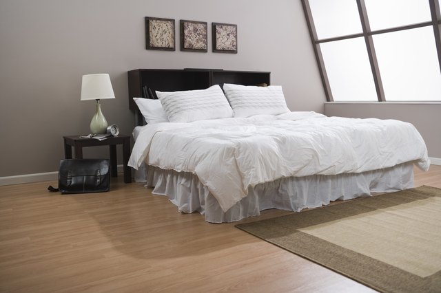 regular mattress on platform bed