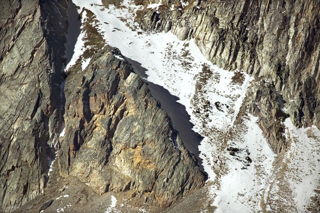 Glacier on mountain