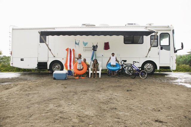 Portrait of family on vacation